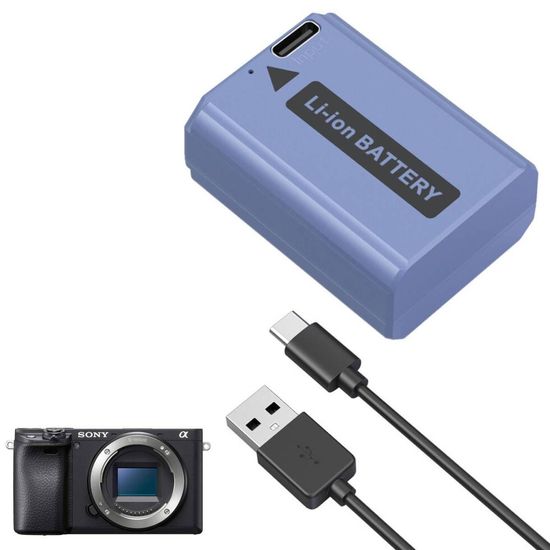 Bateria Np-fw50 Smallrig Com Carregamento Usb-c Para Cameras Sony Bateria Np-fw50 Smallrig Com Carregamento Usb-c Para Cameras Sony