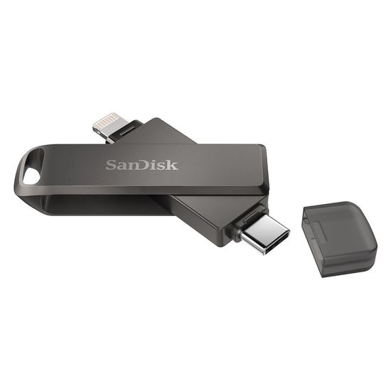 Pen Drive Sandisk 128gb Ixpand Luxe Conector Usb-c E Lightning Pen Drive Sandisk 128gb Ixpand Luxe Conector Usb-c E Lightning