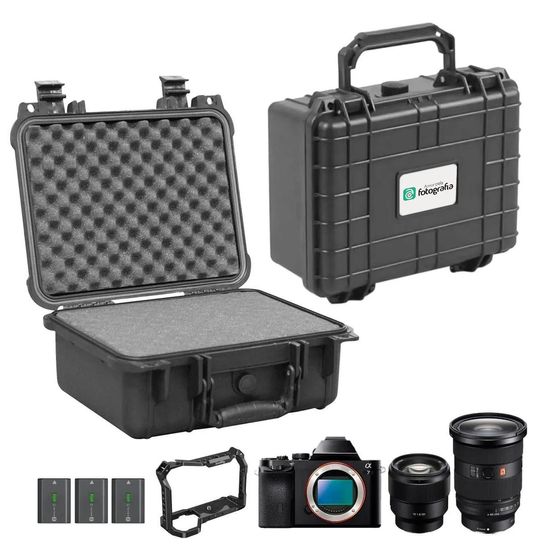 Maleta Rígida Anti-impacto 33x29cm Apf Para Câmeras e Lentes Transporte Como Bagagem de Mão