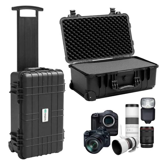 Maleta Rígida Anti-impacto 61x49cm Apf Para Câmeras E Lentes Maleta Rígida Anti-impacto 61x49cm Apf Para Câmeras E Lentes