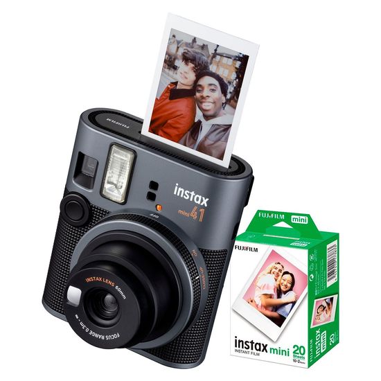 Kit Câmera Instantânea Fujifilm Instax Mini 41 + Filme 20 Poses Kit Câmera Instantânea Fujifilm Instax Mini 41 + Filme 20 Poses