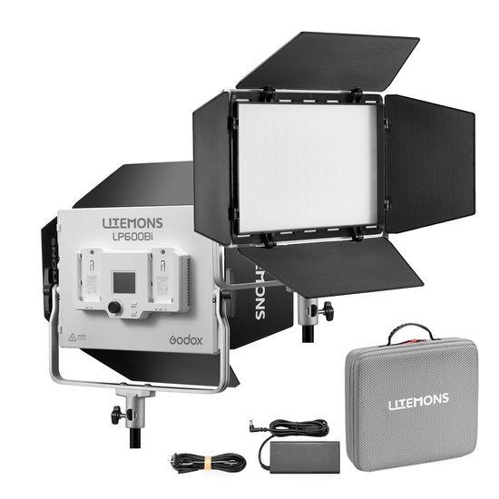 Painel De Led Bicolor Godox Lp600bi 60w 2800-6500k Cri 96 Painel De Led Bicolor Godox Lp600bi 60w 2800-6500k Cri 96