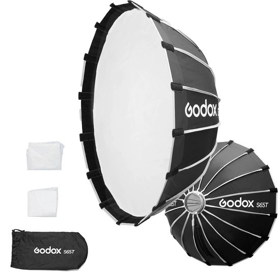 Softbox Bowens Parabólico Godox S65t 65cm Montagem Rápida