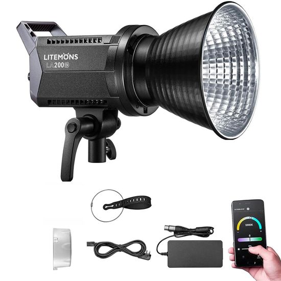 Iluminador Led Godox La200bi Litemons 230w Bicolor Luz Contínua Iluminador Led Godox La200bi Litemons 230w Bicolor Luz Contínua