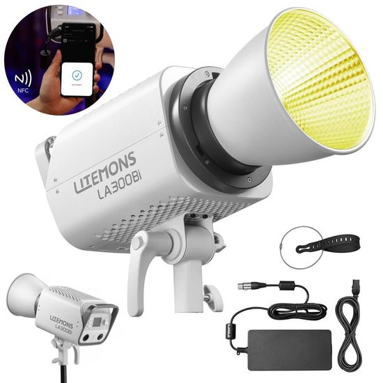 Iluminador Led Bicolor Godox La300bi Litemons 330w Luz Contínua Iluminador Led Bicolor Godox La300bi Litemons 330w Luz Contínua