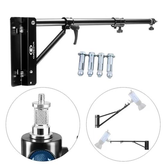 Suporte Teto Parede Estudio Greika para Softbox Led Flash 1,80m Forte Suporte Teto Parede Estudio Greika para Softbox Led Flash 1,80m Forte