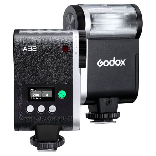 Flash De Sapata Godox Ia32 Sapata Quente Para Câmera Sony, Canon, Nikon Etc. Flash De Sapata Godox Ia32 Sapata Quente Para Câmera Sony, Canon, Nikon Etc.