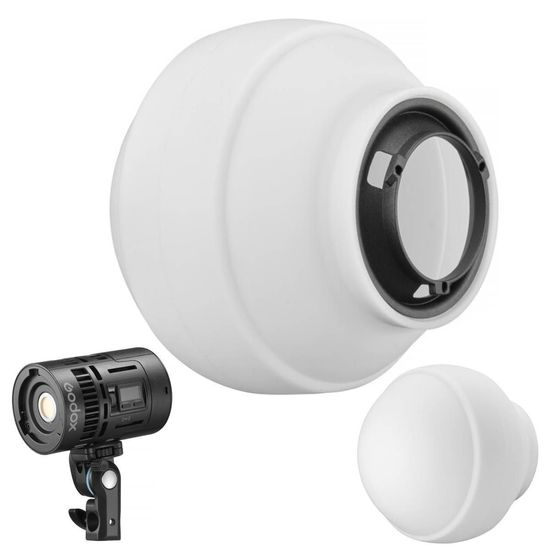 Difusor Dome Lanterna Godox Sd15 Para Led Godox Linha Ms60 Rs60 Difusor Dome Lanterna Godox Sd15 Para Led Godox Linha Ms60 Rs60