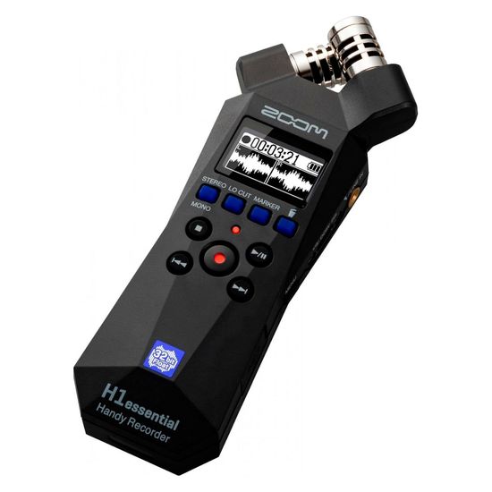 Gravador De Áudio Portátil Zoom H1 Essential De 2 Trilhas E 32 Bits Gravador De Áudio Portátil Zoom H1 Essential De 2 Trilhas E 32 Bits
