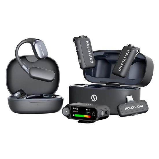 Microfone Sem Fio Duplo Hollyland Lark Max 2 Ultimate Combo Para Câmeras E Dispositivos Móveis Microfone Sem Fio Duplo Hollyland Lark Max 2 Ultimate Combo Para Câmeras E Dispositivos Móveis